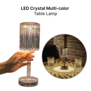 LED Crystal Multicolor Table Lamp