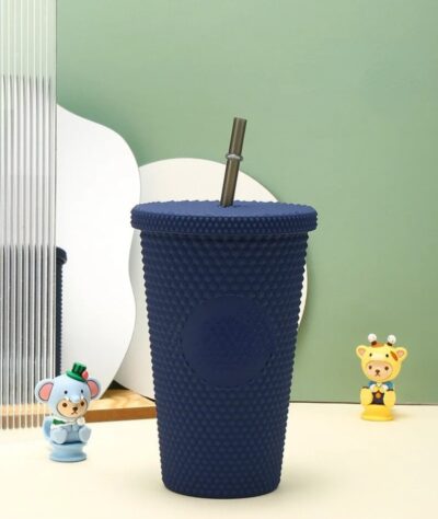 700ml Plastic Tumbler With Lid And Straw - Image 3