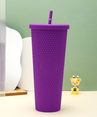 700ml Plastic Tumbler With Lid And Straw - Image 5