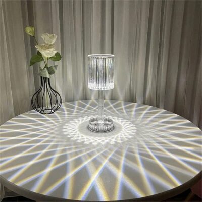 LED Crystal Multicolor Table Lamp - Image 9