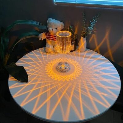 LED Crystal Multicolor Table Lamp - Image 6