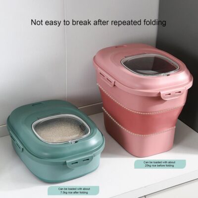 Collapsible Food Storage Container With Scooper - Image 8