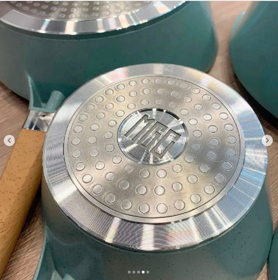 MGC 9pcs Ceramic Non-Stick Coating Sauce Pots And Pan - Image 5