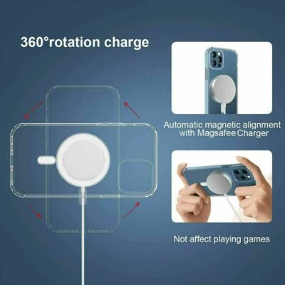 Magsafe Magnetic Clear Case For iPhone 13 - Image 9