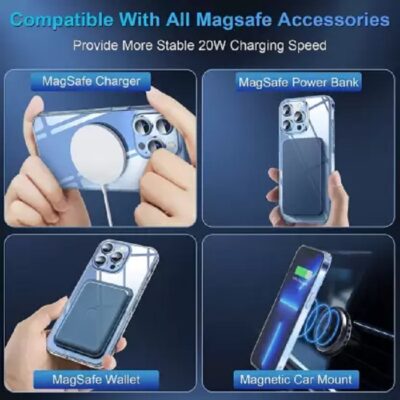 Magsafe Magnetic Clear Case For iPhone 13 - Image 6