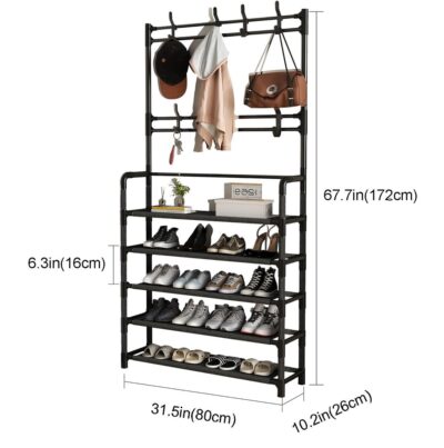 5 Layer Multifunctional Shoe, Bags And Hat Rack - Image 7