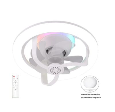 Adjustable LED Rotating Ceiling Fan - Image 9