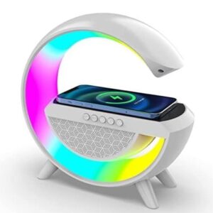 4 IN 1 G Shape Bluetooth Speaker with Wireless Charger