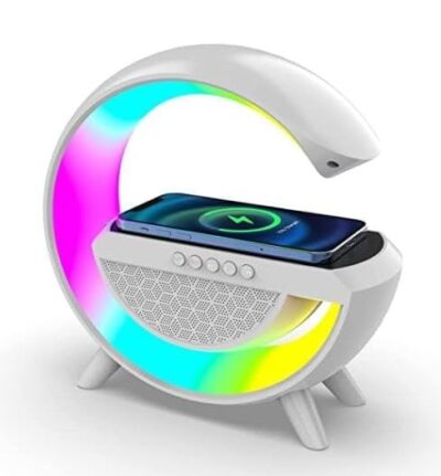 4 IN 1 G Shape Bluetooth Speaker with Wireless Charger