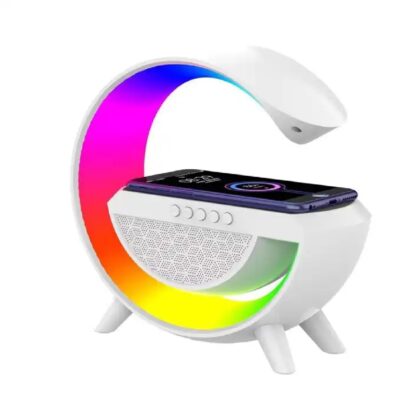 4 IN 1 G Shape Bluetooth Speaker with Wireless Charger - Image 4