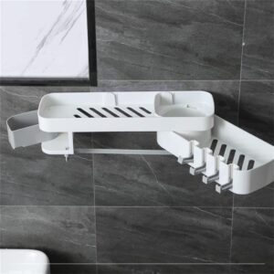 Multifunction Rotating Bathroom Storage Rack