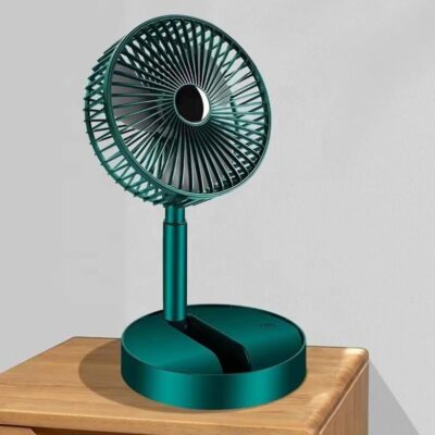 Mini Portable Foldable And Adjustable Rechargeable Table Fan - Image 8