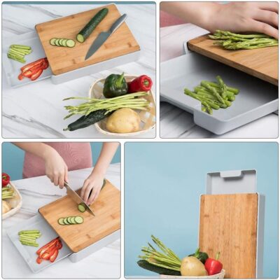 Cutting Bamboo Board With Hidden Tray - Image 7