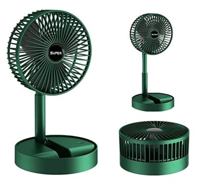 Mini Portable Foldable And Adjustable Rechargeable Table Fan