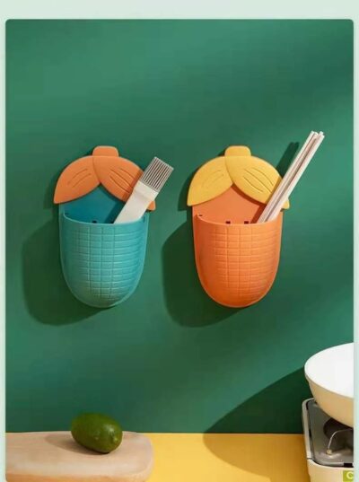 Cartoon Corn Bathroom Self Adhesive Shelf - Image 7