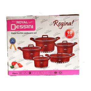 10pcs Royal Dessini Regina Cookware