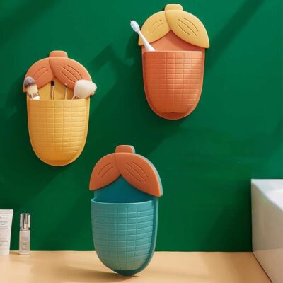 Cartoon Corn Bathroom Self Adhesive Shelf - Image 10