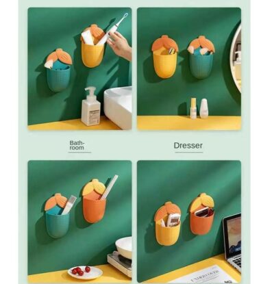 Cartoon Corn Bathroom Self Adhesive Shelf - Image 6