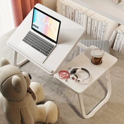 Adjustable Bedside Laptop Table With Cup Holder - Image 10