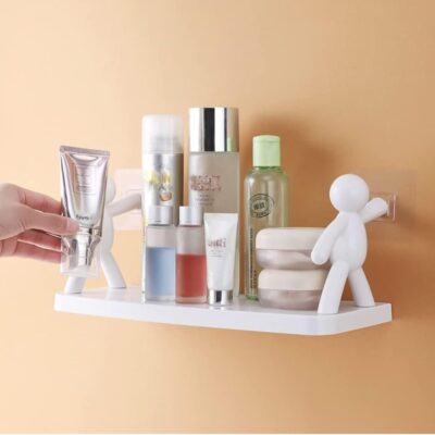 Punching White Villian Storage Bathroom Rack - Image 5