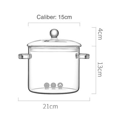 1.8L Glass Cooking Pot - Image 9