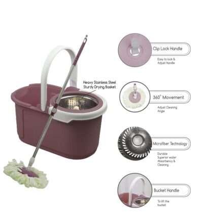 Super Spin Mop And Bucket - Image 2