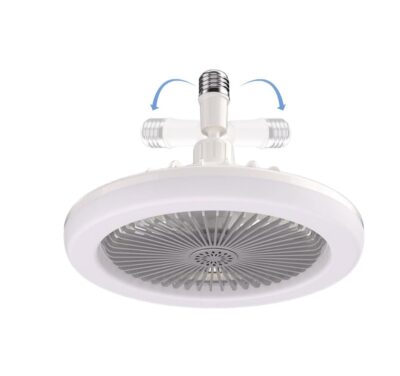 2 IN 1 Ceiling Fan With LED Light And Light Bulb - Image 10