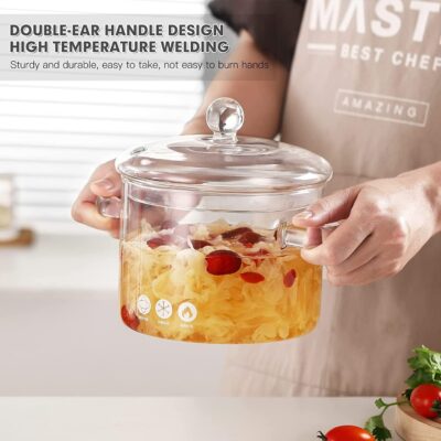 1.8L Glass Cooking Pot - Image 3