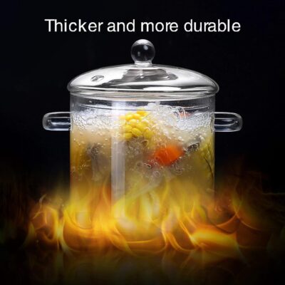 1.8L Glass Cooking Pot - Image 2