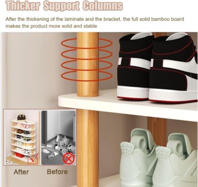 Wooden Shoe Rack Organizer - Image 3