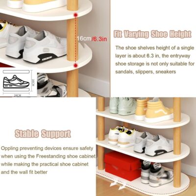 Wooden Shoe Rack Organizer - Image 8