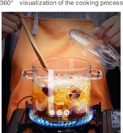 1.8L Glass Cooking Pot - Image 5