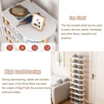 Wooden Shoe Rack Organizer - Image 7