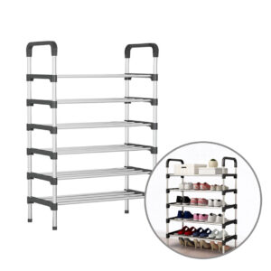 Adjustable Multilayer Steel Shoe Rack