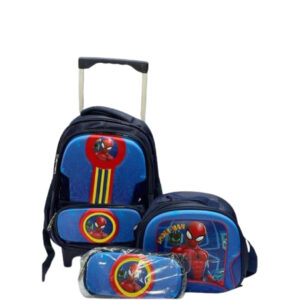 3 IN 1 Blue Trolley Spider Backpack