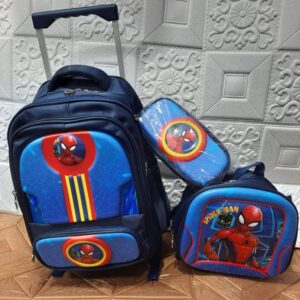 3 IN 1 Blue Trolley Spider Backpack