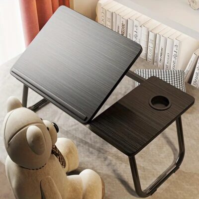 Adjustable Bedside Laptop Table With Cup Holder - Image 7