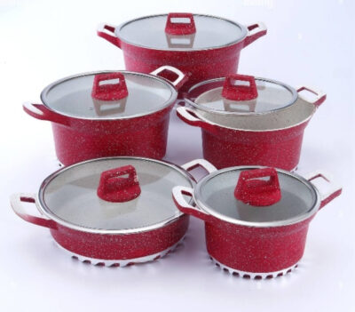 10pcs Royal Dessini Regina Cookware