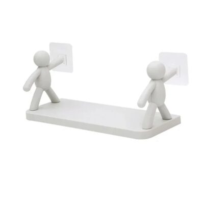 Punching White Villian Storage Bathroom Rack - Image 8