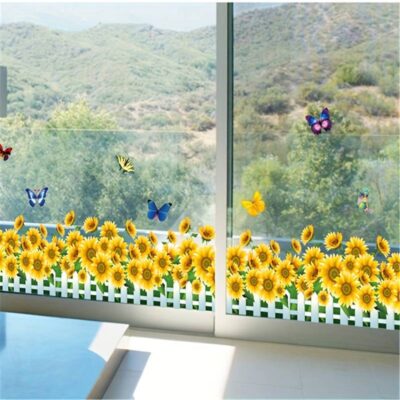 3D Sun Flower Wallpaper Decor - Image 4