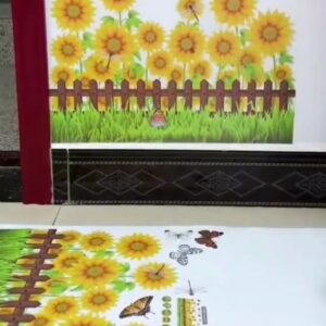 3D Sun Flower Wallpaper Decor