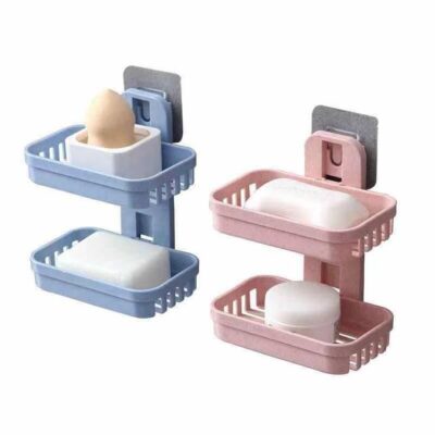 Two Tier Wall Mounted Soap Rack - Image 10