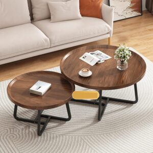 Double Round Coffee Centre Table