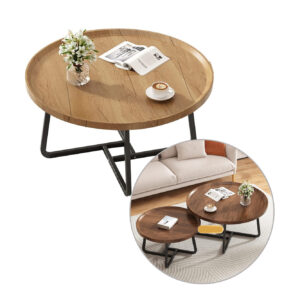 Double Round Coffee Centre Table