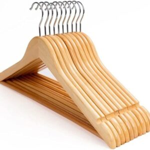 10pcs Classic Wooden Hanger