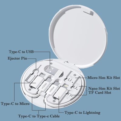 Data Charging Cable And Adapter Phone Set - Image 5