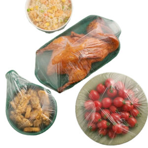 Transparent Food and Plate Storage Wrap