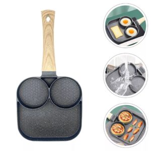 Three Compartment Egg Cake Non-Stick Fry Pan