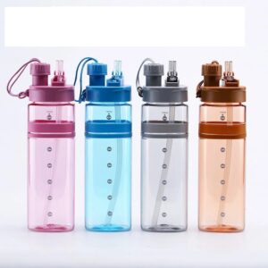 600ML Plastic Double Mouth Water Bottle