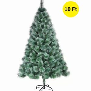 10FT Snow Green Pine Christmas Tree